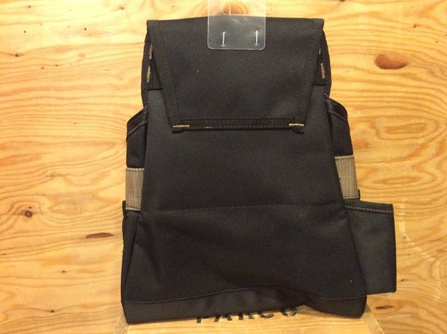 CLC Work Gear 5833 9-Pocket Nail & Tool Bag – Medium – Black Polyester
