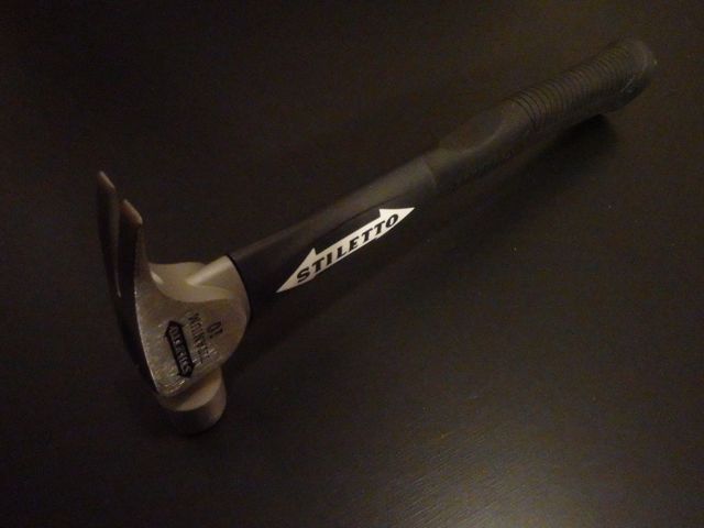 Stiletto FH10CF 10 oz. Titanium Smooth/Curved Poly-Fiberglass Framing Hammer