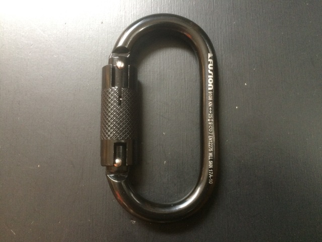 FUSION STEEL CARABINERS FP-9108-BLK