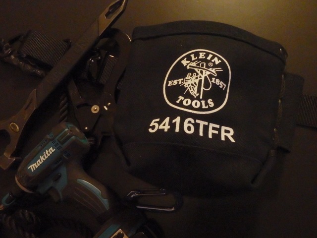 Klein Tools 5416TFR Flame-Retardant Canvas Bolt Bag