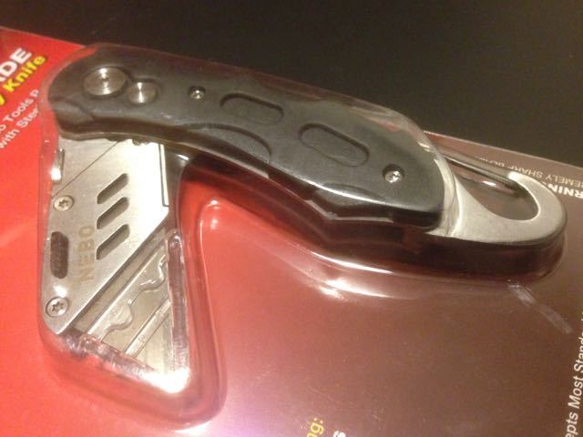 NEBO FOLDING LOCK BLADE UTILITY KNIFE