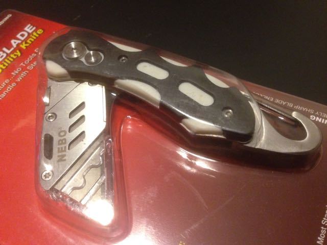 NEBO FOLDING LOCK BLADE UTILITY KNIFE