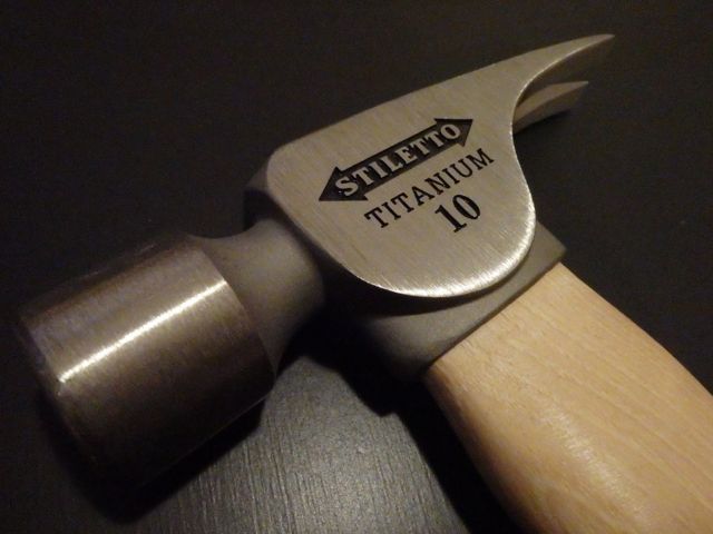 Stiletto Tools 14-OunceTitanium Framing Hammer With Curved Handle